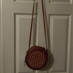 NWT HIPPIE PURSE W GENUINE LEATHER STRAP